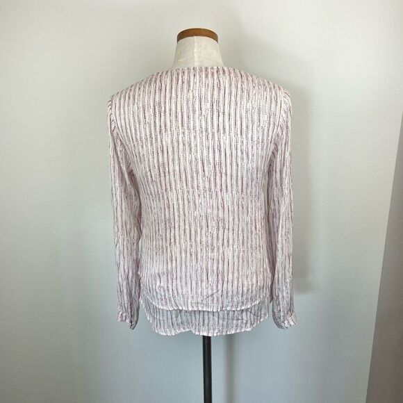 Anthropologie Cloth & Stone Tiered Sheer Top - Picture 5 of 6